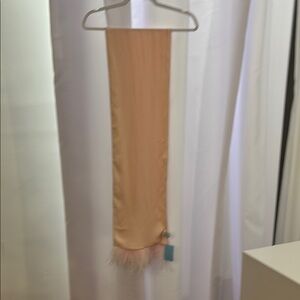 Carolyn Rowan silk/ostrich scarf